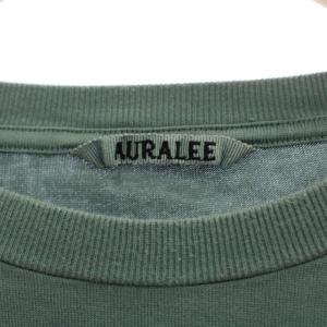 AURALEE Tシャツ 4 ブルー系 無地 ラウンドネック 半袖 A21ST02BY /JP