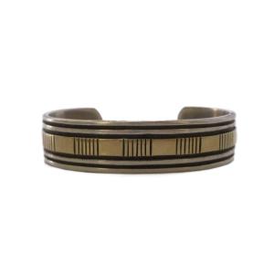 B.MORGAIU 14K スタンプワーク バングル