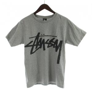 Tシャツ S グレー ロゴプリント クルーネック 半袖 /AP