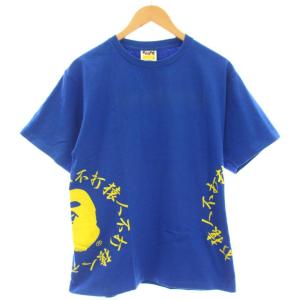 Tシャツ 半袖 ロゴ L 青 ブルー 001TEF801079X /G