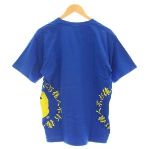 A BATHING APE Tシャツ 半袖 ロゴ L 青 ブルー 001TEF801079X /G