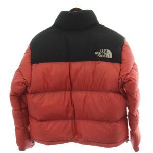 THE NORTH FACE SHORT NUPTSE JACKET ダウンジャケット 上着 L 黒 ピンク 長袖 ショート丈 NDW91952
