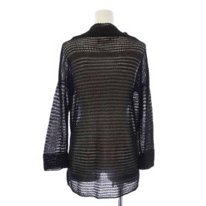CIVIDINI ニット カットソー 七分袖 ハイネック 42 黒 /BM