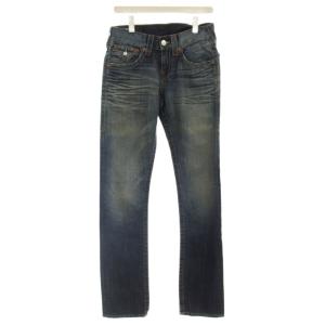 デニムパンツ RICKY ダメージ加工 ジーンズ 28 青 ブルー MJA8590 /G