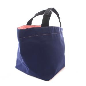 Hervé Chapelier ナイロン舟型トートM ハンドバッグ 紺 ネイビー ピンク 1027N /TK D