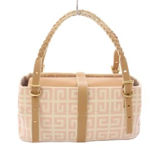 GIVENCHY 4Gモノグラム ハンドバッグ ピンク ベージュ /TK