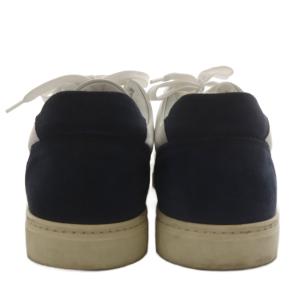 & DOLCE&GABBANA スニーカー シューズ ロゴ 6.5 白 ホワイト 紺 ネイビー 1640 /AN1