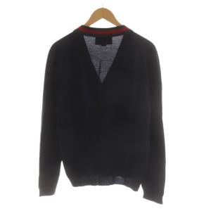 GUCCI シェリーライン カーディガン ウール XL ネイビー 408146 