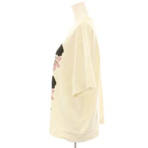 marimekko Tシャツ カットソー 半袖 フラワープリント S アイボリー 52253-5-94283 /HN