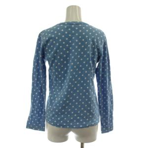 COMME des GARCONS カットソー S 水色 長袖 ドット 丸首 NG-T008 /GG
