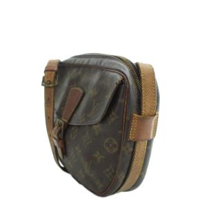LOUIS VUITTON モノグラム ジュヌフィーユ ショルダーバッグ ブラウン M51226