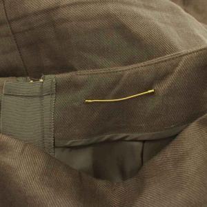 Deuxieme Classe 21SS LINEN スカート タイト ミモレ ロング 麻 リネン 36 茶 ブラウン 21060500706010