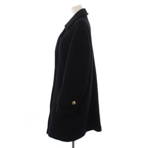 JUSGLITTY 24AW スタンダード Pコート ピーコート ロング ウール ナイロン 2 ブラック 44323580