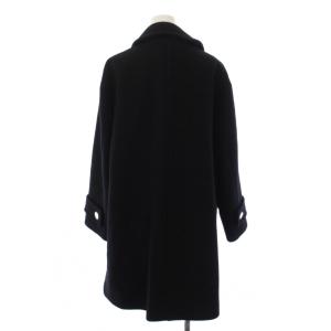 JUSGLITTY 24AW スタンダード Pコート ピーコート ロング ウール ナイロン 2 ブラック 44323580