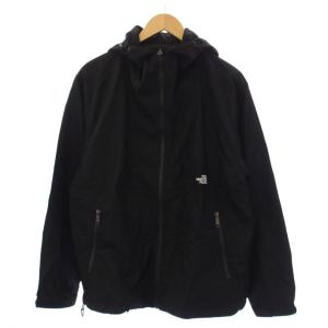 COMPACT JACKET マウンテンパーカー ジャケット ジップアップ ナイロン M 黒 NP72230