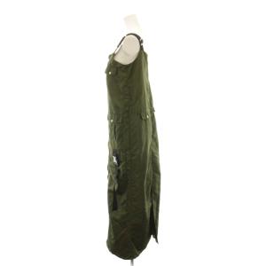 Ameri VINTAGE MILITARY WORK I LINE DRESS ミリタリージャンパースカート ワンピース ロング