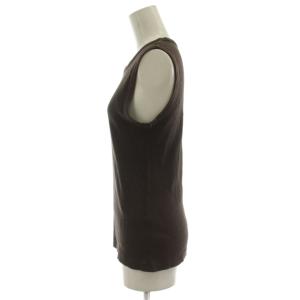 L'Appartement 25SS dignity sleeveless タンクトップ 茶 ノースリーブ 無地 25070500708010