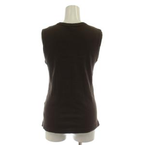 L'Appartement 25SS dignity sleeveless タンクトップ 茶 ノースリーブ 無地 25070500708010