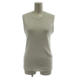 25SS dignity sleeveless タンクトップ 白 ノースリーブ 無地 25070500708010