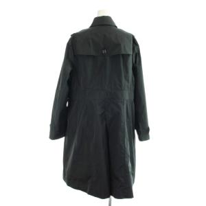 BURBERRY LONDON トレンチコート 46 黒 ブラック ダブルブレスト 長袖 エポレット B2A16-704-09 /AP9