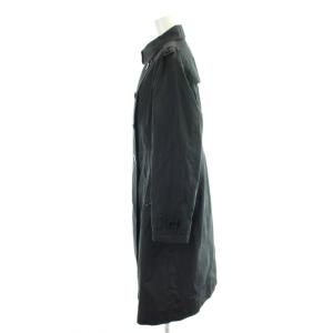BURBERRY LONDON トレンチコート 46 黒 ブラック ダブルブレスト 長袖 エポレット B2A16-704-09 /AP9