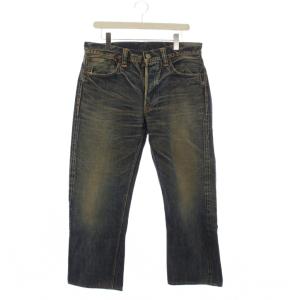 ブルーアンドグレイ BLUE&GRAY デニムパンツ ジーンズ ボタンフライ 天然泥加工 ダメージ加工