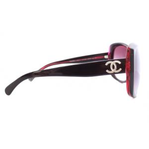 CHANEL 5183-A サングラス ココマーク 5918 135 レッド ピンク c.1217/3P