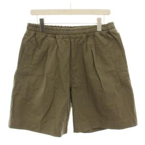 24SS ショートパンツ ハーフパンツ イージーパンツ ウエストゴム M カーキ 596-4140552