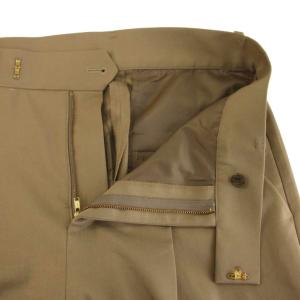 NOBLE 23AW エステルツイルストレッチスラックスパンツ 38 ブラウン 23030240507130 /YM
