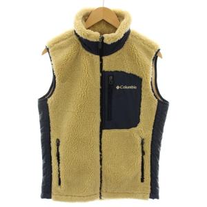 アーチャーリッジベスト ARCHER RIDGE VEST フリースベスト 前開き アウター L ベージュ