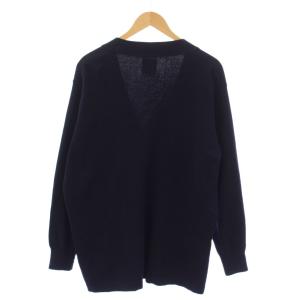MADISONBLUE 21SS BIG CARDIGAN COTTON カーディガン 長袖 Vネック 01 紺 MB211-8006