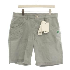 ゴルフウェア ショートパンツ 6 グリーン グレー 白 053-9232701 /YM
