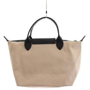 Longchamp エナジー トートバッグ 2way ナイロン ピンクベージュ ブラック