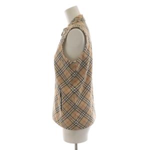 BURBERRY GOLF ノバチェック ベスト ジップアップ M ベージュ /AN61