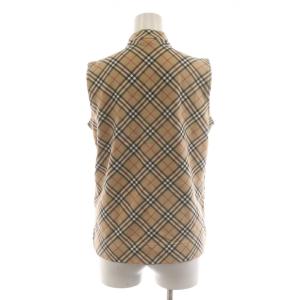 BURBERRY GOLF ノバチェック ベスト ジップアップ M ベージュ /AN61