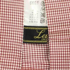 Leilian パンツ 13+ 赤 レッド チェック柄 クロップド丈 /DU