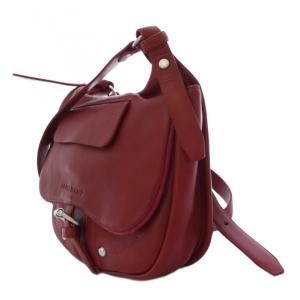 Longchamp バルザン ショルダーバッグ レザー 赤 /BM
