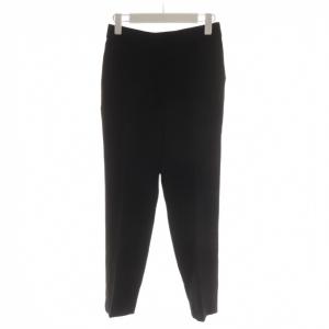 23SS ROW CREPE CAROL 2 パンツ スラックス 38 黒 ブラック 3106423 /AN41
