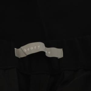 theory luxe 23SS ROW CREPE CAROL 2 パンツ スラックス 38 黒 ブラック 3106423 /AN41