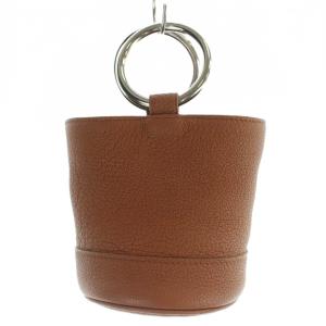 BONSAI BAG ハンドバッグ ミニ リングハンドル茶 ブラウン /YI34