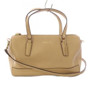 ハンドバッグ ショルダーバッグ レザー ベージュ 49392 /TK