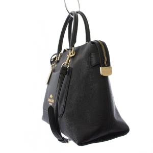 COACH トートバッグ ハンドバッグ レザー 黒 F31457 /BM