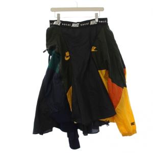 ×sacai フレアスカート ナイロン XL マルチカラー CD6299-010