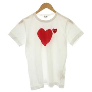AD2016 Tシャツ ハート 半袖 L 白 ホワイト AZ-T221 /G