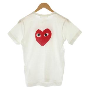 PLAY Comme des Garçons AD2016 Tシャツ ハート 半袖 L 白 ホワイト AZ-T221 /G
