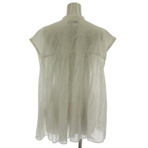 JOURNAL STANDARD relume 25SS ボイルピンタックフレンチブラウス シャツ F 白 フレンチスリーブ 25051462900010