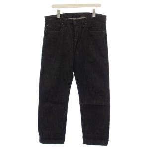 1108BK Slim Straight Black Selvedge Denim