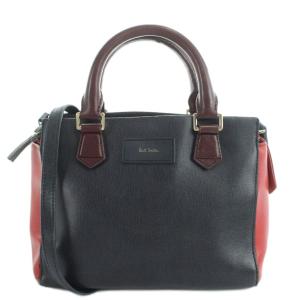 ショルダーバッグ ハンドバッグ 2way レザー 紺 ネイビー 赤 レッド ボルドー /YI29