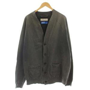 USED加工 カーディガン スウェット 長袖 L グレー /G