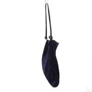 CELINE ショルダーバッグ ハンドバッグ 2WAY キャンバス レザー 紺 /BM OH